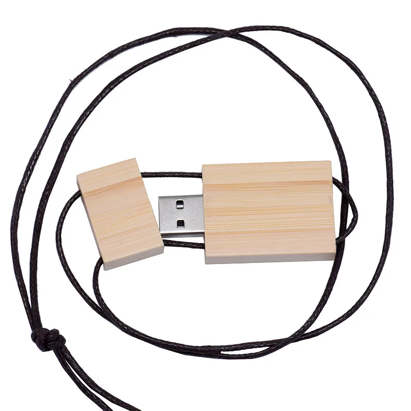 JASTER Горячая четырехгранный канат деревянный USB+ коробка 5 шт бесплатно с логотипом, USB 2,0 4 ГБ 8 ГБ 16 ГБ 32 ГБ 64 ГБ USB флэш-накопитель - Цвет: bamboo