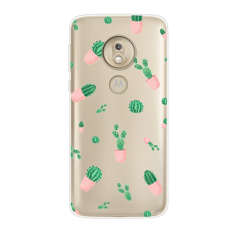 For Moto E5 Plus Case Silicone Para Soft TPU Phone Case For Motorola Moto E5 / E5 Plus / E5 Play Case E5Plus E5Play E 5 Cover - Цвет: 61 0924