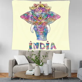 

Mandala Elephant Tapestry Wall Hanging Tapestries Boho Bedspread Yoga Mat Blanket