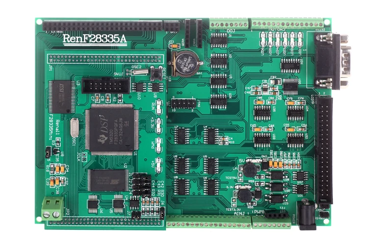 DSPF28335 плюс макетная плата CPLD двойной процессор обучающая Плата Поддержка программы