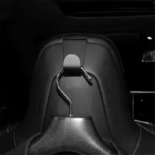 Крючки для автомобильного сиденья, подголовник для сиденья, держатель для заднего сиденья, вешалки для одежды Tesla, модель S, модель X, автомобильные аксессуары, Т-крючки