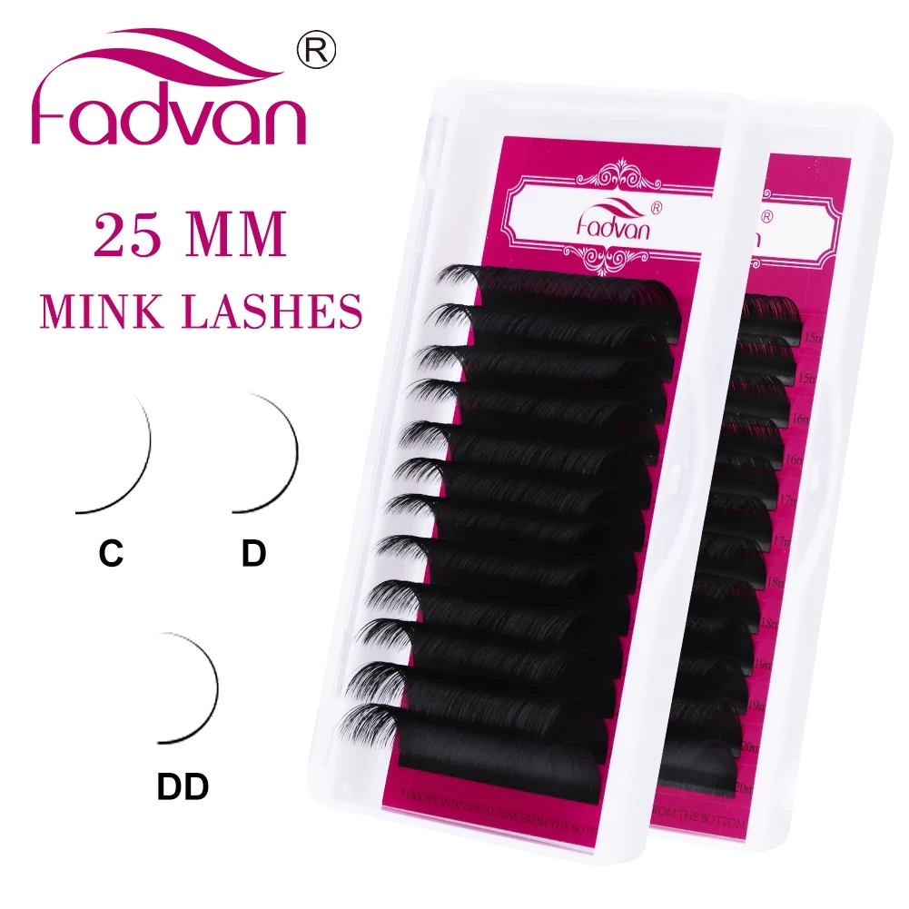 Fadvan Long Lash 25mm Eyelash Extension Wholesale Faux Mink Classic