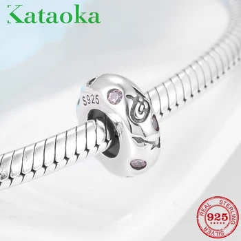 

High quality 925 Sterling Silver bead Diy Jewelry Making fit Pandora Charm Musical instrument Round shape Stopper spacer beads