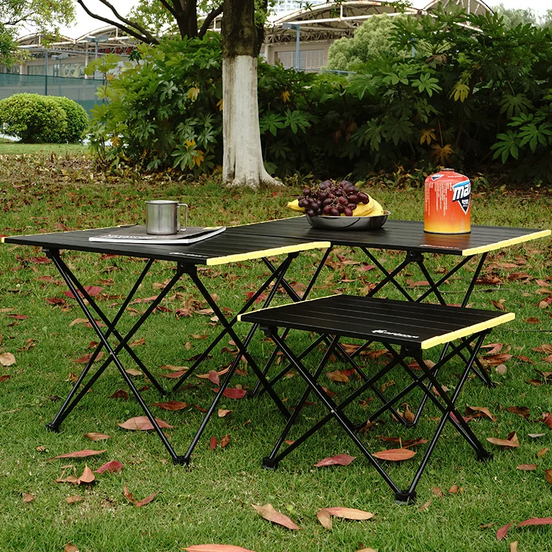 Folding Camping Table Portable Beach Desk Collapsible Picnic Table Aluminum Lightweight Tables for Outdoor ,Hiking,Travel