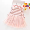 Menoea Baby Girl Cute Costume Fall 2022 Children Girls Mesh Cotton Dress with Long Puff Sleeve Princess Dresses girls dress ► Photo 2/6