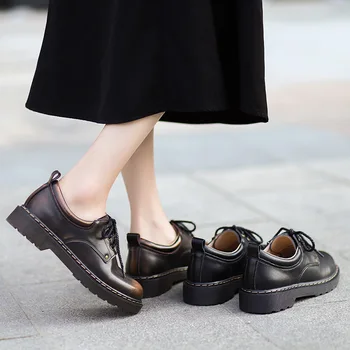 

CINESSD Chaussure Femme Genuine Leather Sneakers Womens Shoes Heels Spring 2020 Platform Casual Shoes Women's Sneakers Fashion