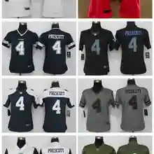 Stitiched Dallas s DAK PRESCOTT для женщин Джерси