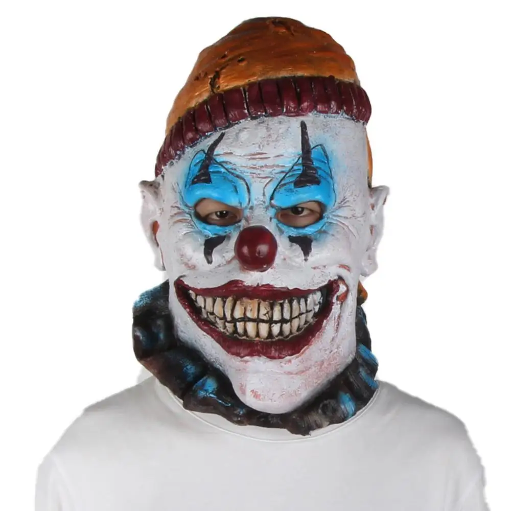 Scary Killer Insano face Overhead Latex Halloween Mask | Дом и сад