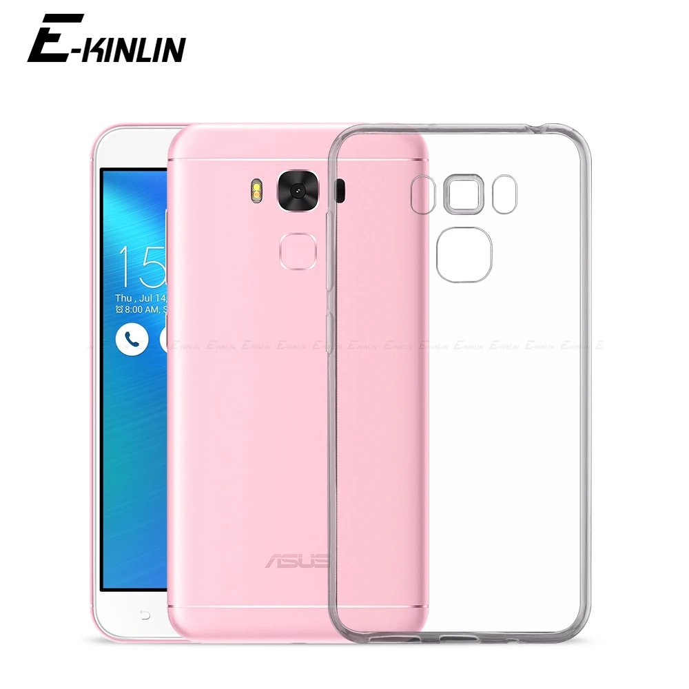 Ультратонкий прозрачный силиконовый чехол для Asus ZenFone 3 Zoom S Max ZE553KL ZC520TL Мягкий