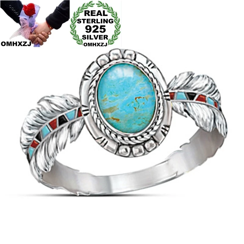 Женское кольцо из серебра 925 пробы с перьями|Кольца| |