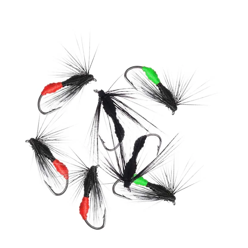 5/10Pcs Artificial Ant Fly Butt Ants Fishing Bait for Trout Fly Fishing Hook Size 10#/14#/16#