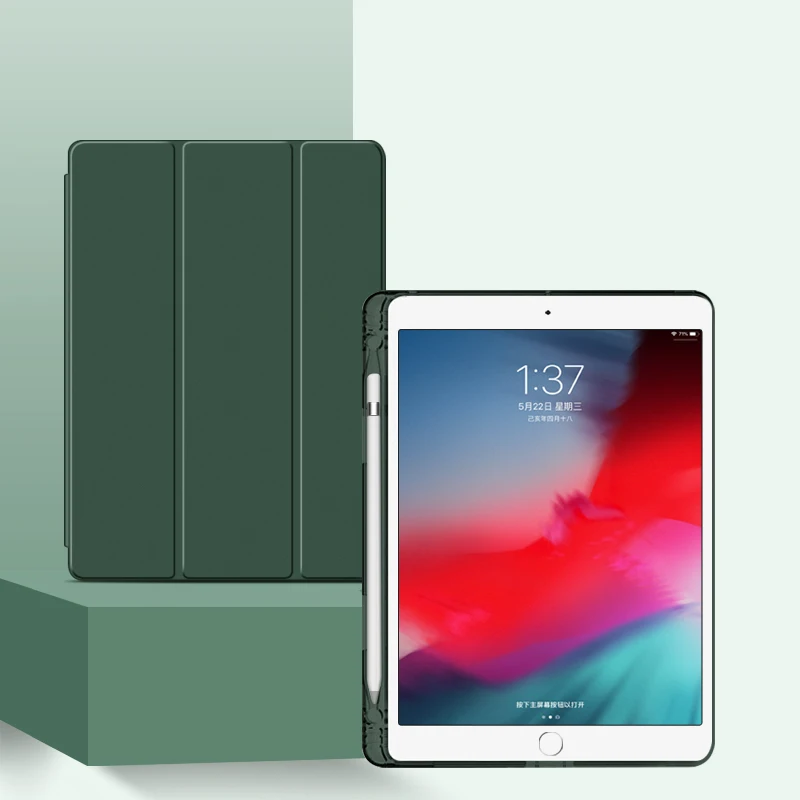 Чехол для ipad Pro 10,5/Air 3 со слотом для ручки Smart Cover для ipad 7th 10,2 чехол Funda для ipad 9,7 6th 5th Generation