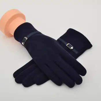 

Driving Gloves Thin Mittens Female Autumn Elastic Rabbit Hair Cashmere Writing Warm Touch Screen Gloves