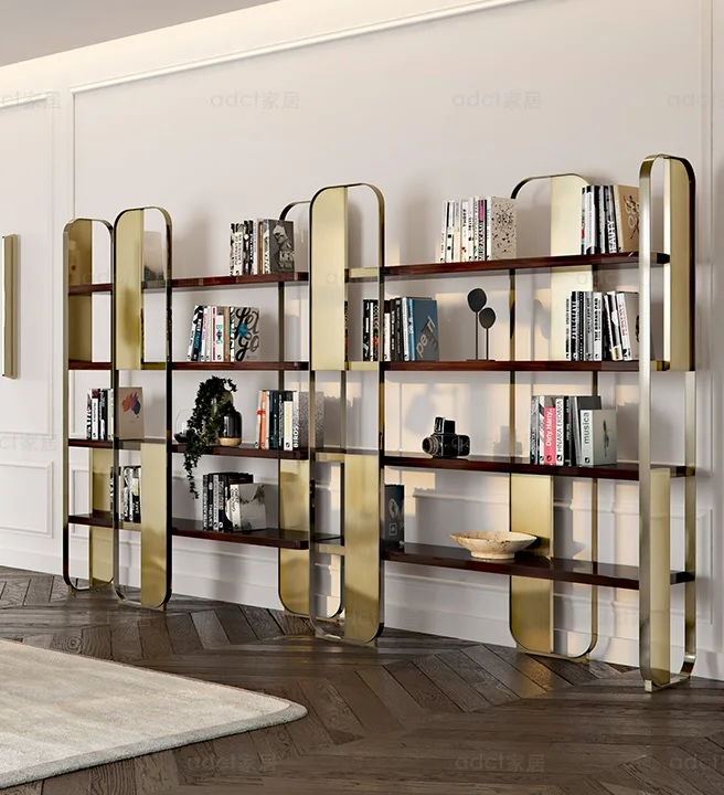 

3pcs 197cm High Wrought Iron Display Racks / 4-Tier Metal Book Shelf / Pre-Assemblied / 152cm Wide Unit / 36cm Depth