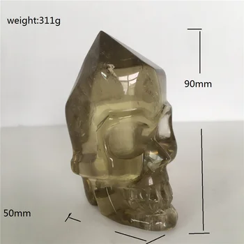 

Natural skulls citrine quartz crystal for sale Stones and crystals home decoration decorative crystal crania
