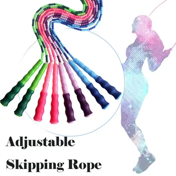 

Jump Skipping Ropes Soft Beaded Tangle-Free Segmented Length Adjustable Skipping Rope Training Boxing Sports Exercises