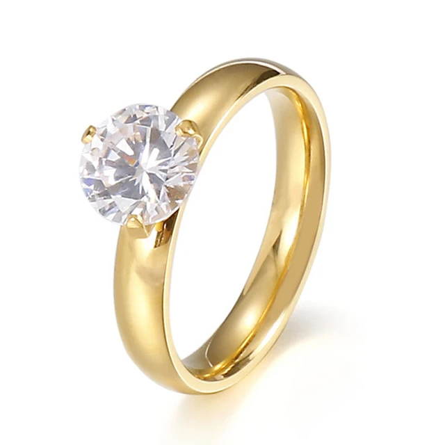 Apples of Gold Jewelry Men's 1/4 Carat Diamond Solitaire Ring