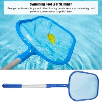 

Swimming Pool Cleaning Tool Pond Tub Leaf Skimmer Mesh Net with Telescopic Pole Pool Cleaning HUG-Deals
