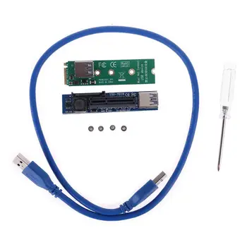 

Raiser NVME M.2 to PCI-E X4 Card Extension Port Adapter Expansion Card Graphics Cards PCIE Connector Extender