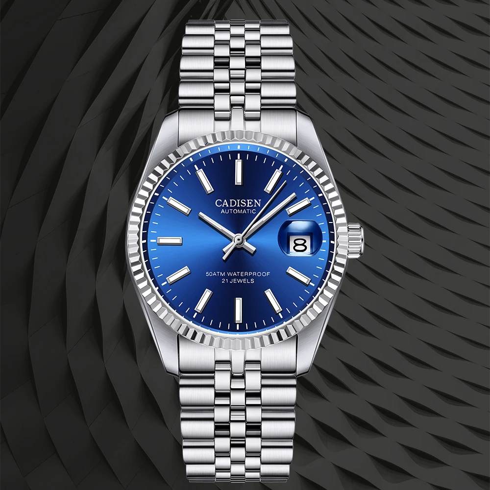 2020 New CADISEN Men Mechanical Watches Top Brand Luxury Automatic Watch  men Stainless Steel Waterproof Watch relogio hombre