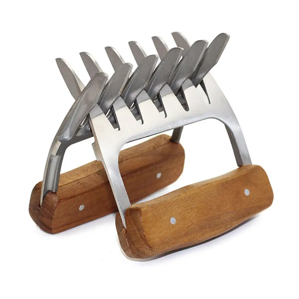 TPFOCUS 2 шт. инструмент для барбекю медведь в форме лапки Вилка для мяса для кухни приготовленная Еда Курица Многофункциональный кухонный инструмент