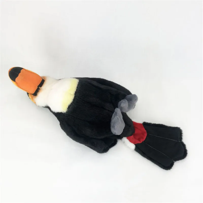 30cm Simulation Toucan Bird Plush Toys Real Lifelike Birds Soft Stuffed Animals Dolls Kids Birthday New Year Xmas Gift (2)