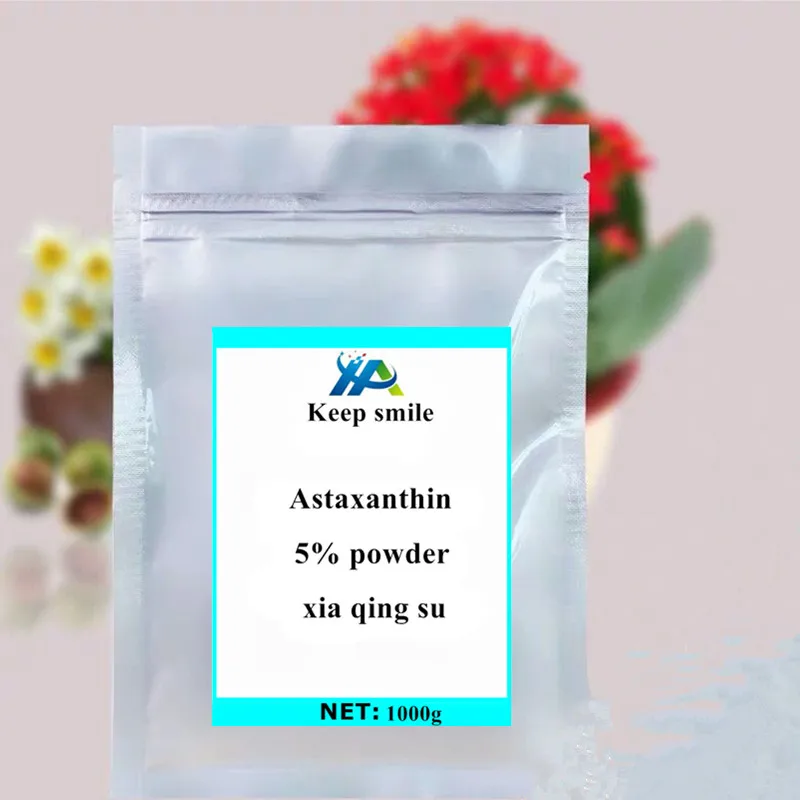 Водоросли гематококкус плювиалис экстракт Astaxanthin 5% порошок блеск для тела Дополнение спортивного питания антиоксидант против рака фестиваль - Цвет: 1000g