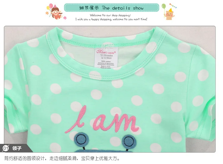 Y481, Детская короткая летняя одежда из хлопка для маленьких мальчиков и девочек рубашка с короткими рукавами футболка с круглым вырезом