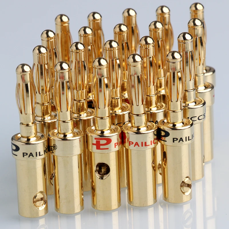20 шт. разъём типа банан 4 мм|connectors for cables|connectors goldconnector 4mm |