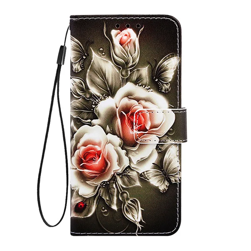 sFor Samsung Galaxy A30s Case on for Coque Samsung A30s A 30S SM-A307F Cover Animal Luxury Magnetic Flip Leather Phone Case Etui - Color: P