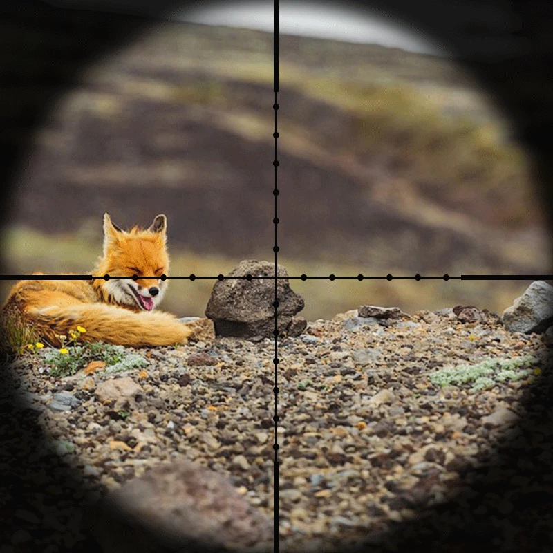 Fire Wolf 3 9X40AOL Mil Dot с подсветкой прицел компактный Запираемые турели тактическая