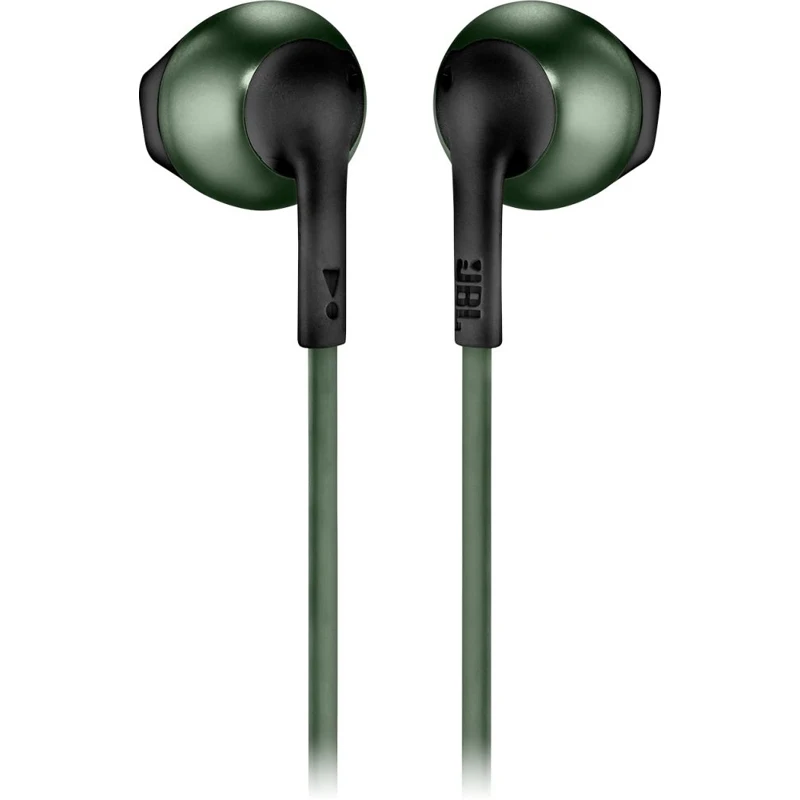 Гарнитура вкладыши JBL T205BT зеленый беспроводные bluetooth