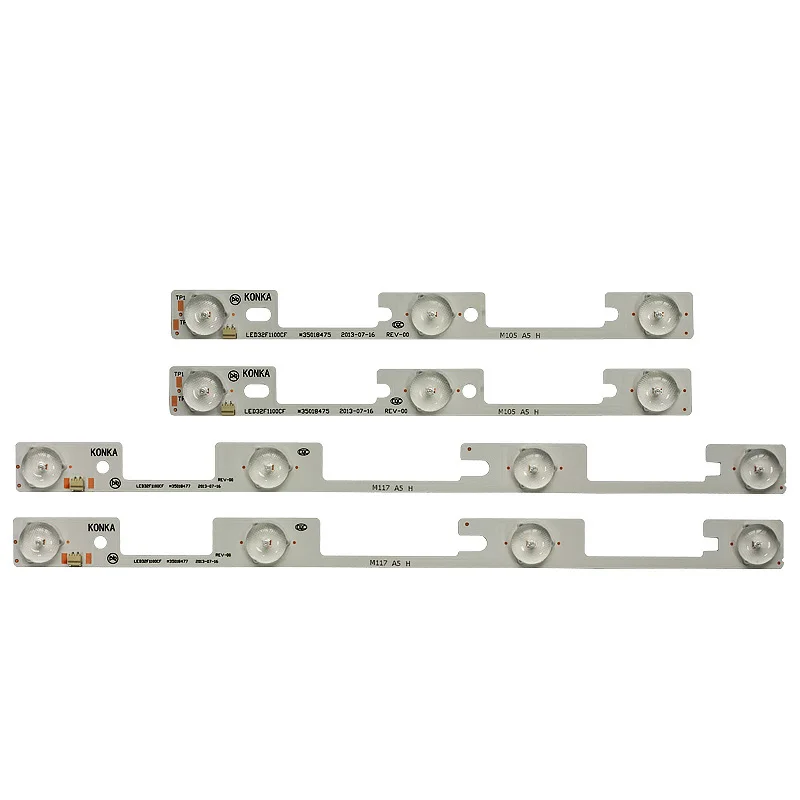 

NEW 16PCS (8X4 LEDS*6 V + 8X3 LEDs* 6 V ) New for Konka LED32F1100cf Light Bar 35018476 35018478