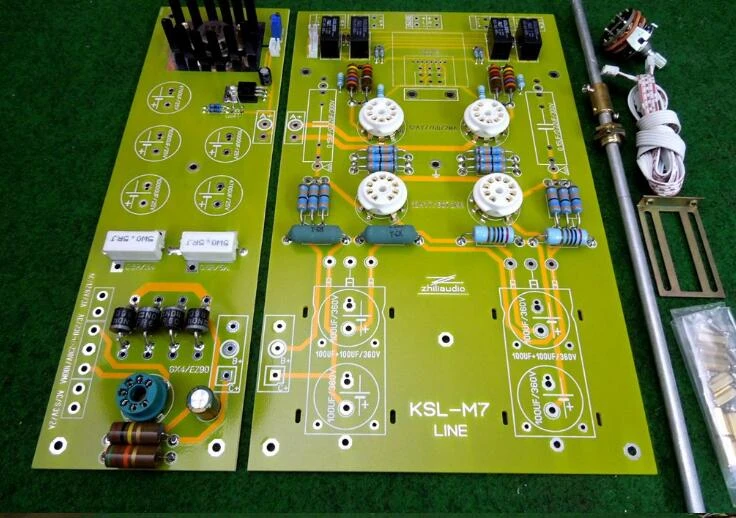 Famous circuit Audio K M7 Tube preamplifier DIY KIT preamp best sound/kondo ksl m7 line