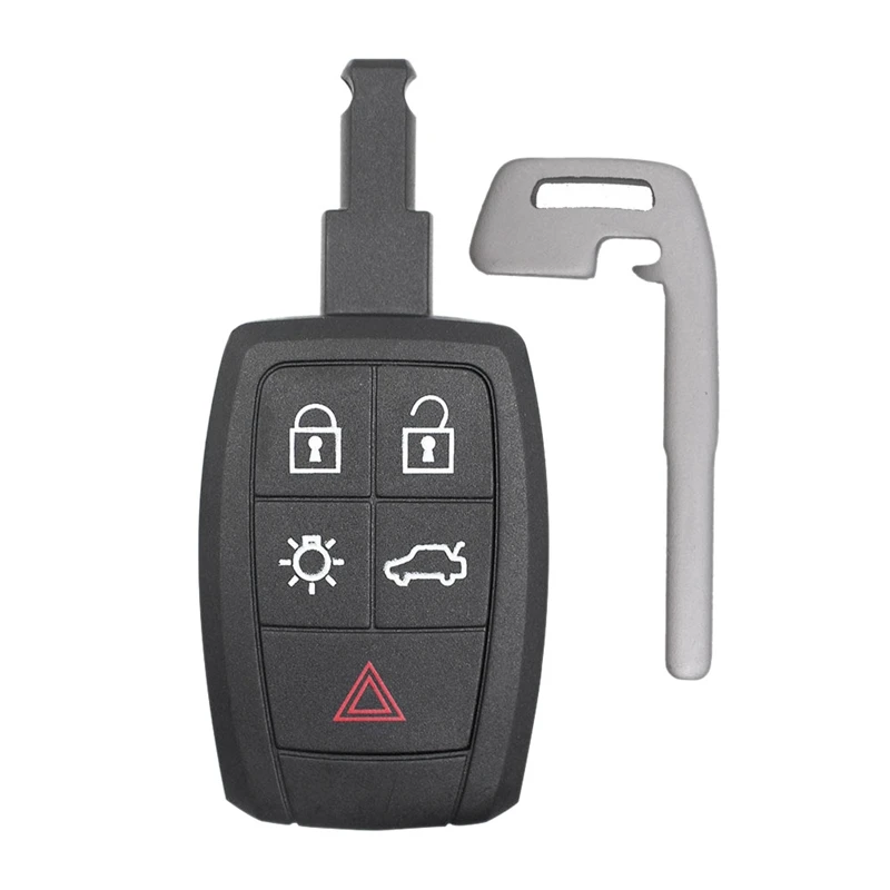 

Car 5 Button Smart Remote Key Shell Case for Volvo C30 C70 S40 V50 2008 2009 2010 2011 FCC ID: KR55WK49259