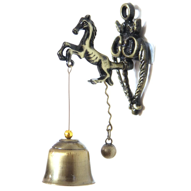 

Iron Doorbell Garden Metal Iron Bell Rustic Welcome Door Decorative Retro Nostalgic Animal Doorbell
