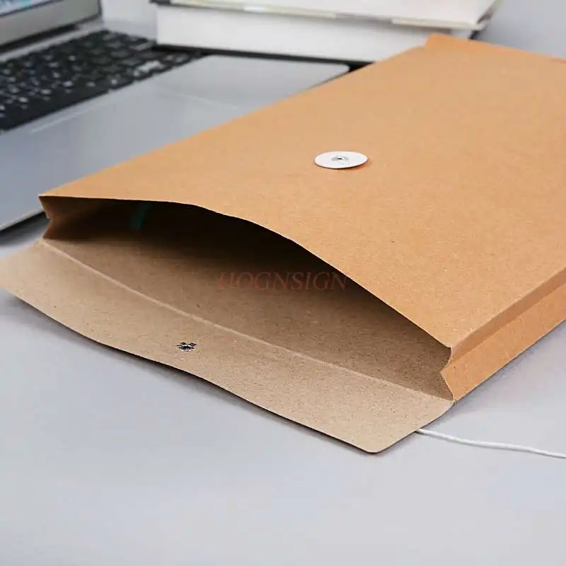 document bag 30pcs portfolio A4 kraft paper bag information