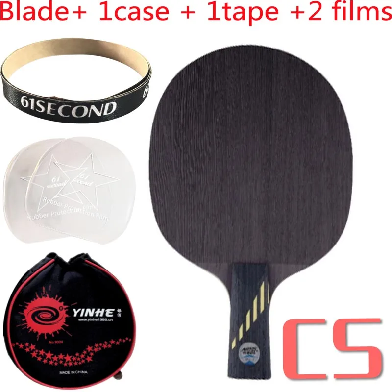 CS with 1 case Млечный Путь Galaxy YINHE MC-2 MC2 MC 2 лезвие для настольного тенниса - Цвет: CS with 1 case