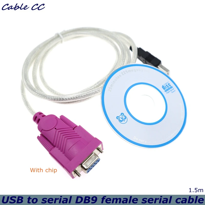 USB к Rs232 последовательный кабель гнездовой порт переключатель последовательному DB9 двойной чип COM лучшее