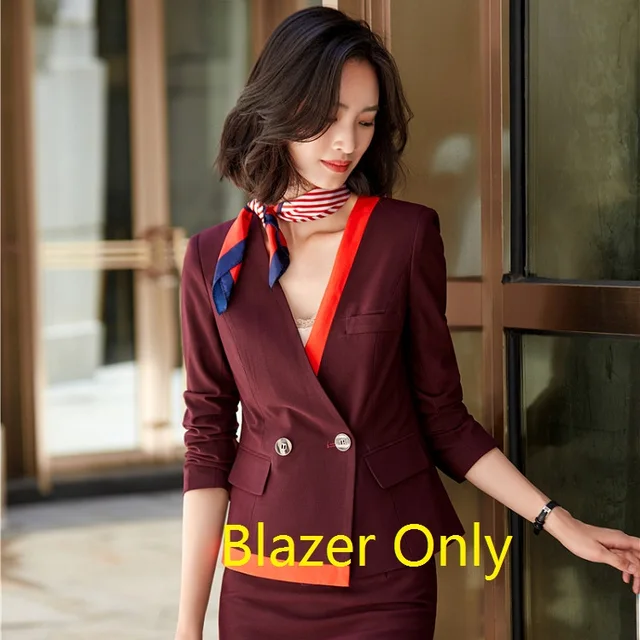Fashion Female Skirt Suits for Women 