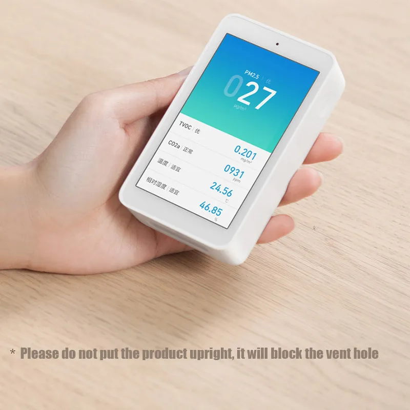  Xiaomi Mijia Air Detector High Precision 3.97Inch Touchscreen USB Interface PM2.5 CO2a TVOC Humidit