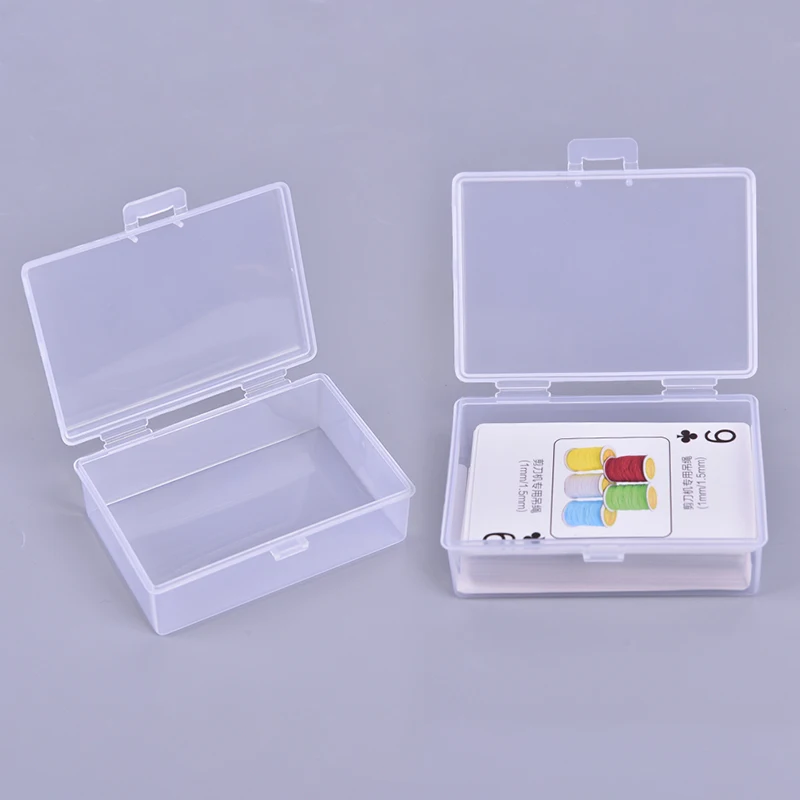 Boxes Container Card-Box Storage-Case Pokers-Set Playing-Cards Plastic Transparent