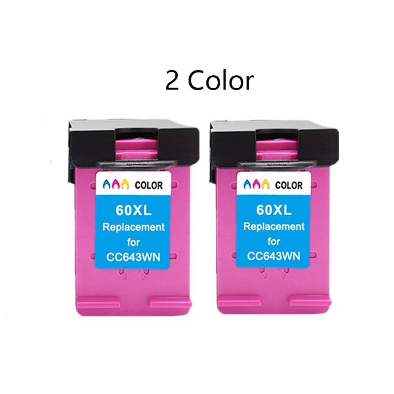 ASW 60XL чернильные картриджи для HP 60 XL Deskjet C4685 C4688 C4798 C4799 D110a ENVY 100 110 111 114 120 121 F2480 F2420