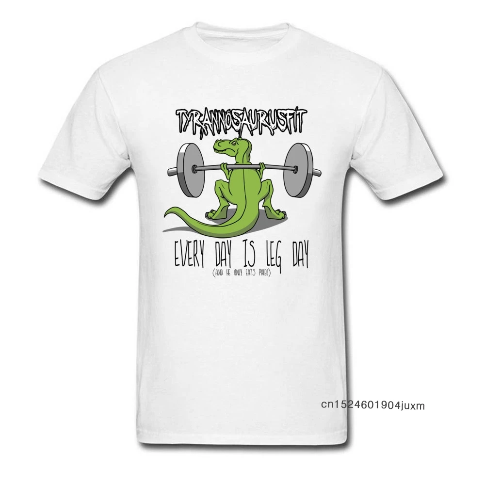 Tyrannosaurus Fit футболка для мужчин забавная мультяшная футболка-Рекс тренировок топы