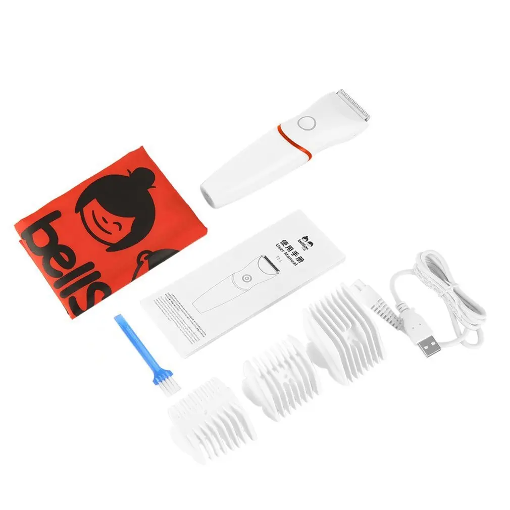 

Portable Waterproof IPX7 Mute Fast Baby Rechargeable Hair Clipper No Stuck Hair Trimmer with LED Light Indicator