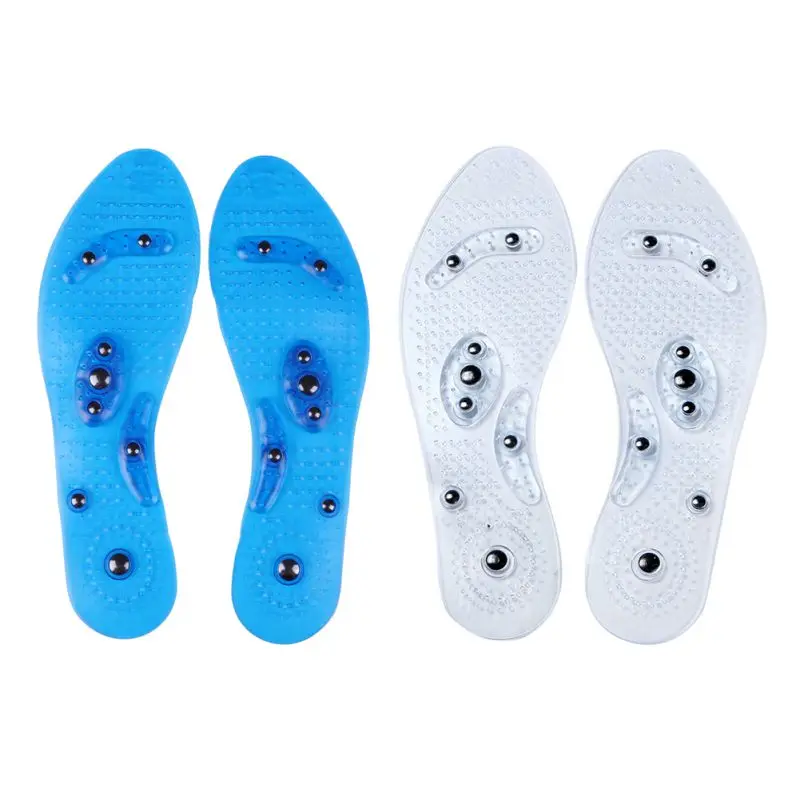 

1 Pair Shoe Gel Insoles Feet Magnetic Therapy Health Care for Men Comfort Pads Foot Care Relaxation Foot Massage For 36-43 Yards