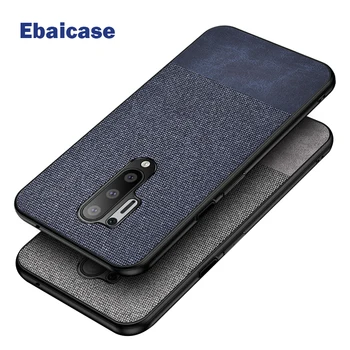 

For OnePlus 8 Pro Case Shockproof Back Cover Cloth Fabric Silicone Soft Edge Protect Case For One Plus 8 Pro Case Funda