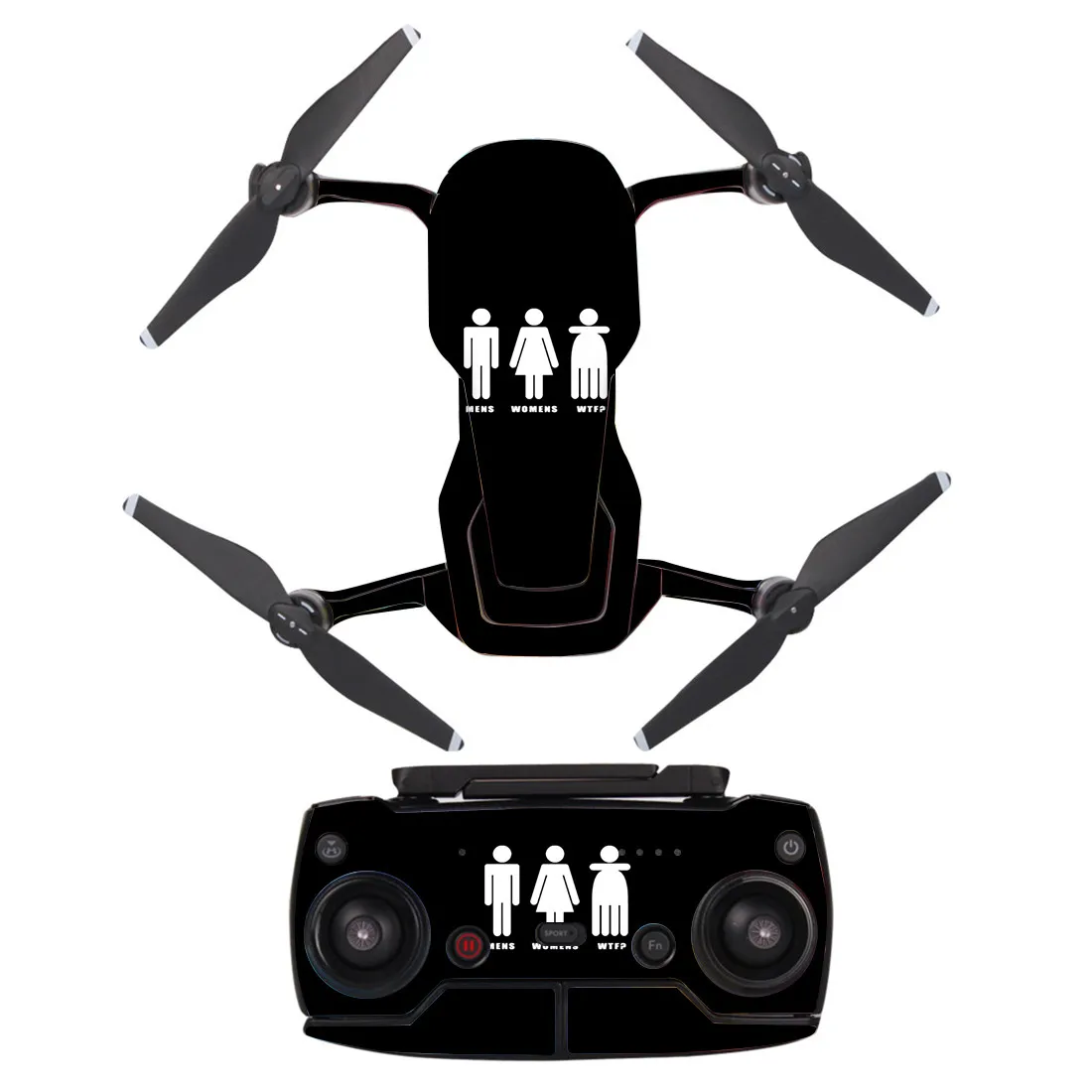 Супермен ПВХ водонепроницаемая наклейка для DJI MAVIC AIR Drone корпус оболочка защита кожи Квадрокоптер камера Drone Кожа Наклейка s