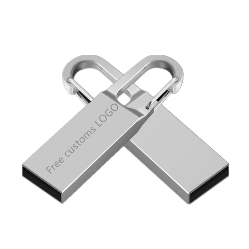 Металлический USB флеш-накопитель 64 ГБ, флеш-накопитель 16 ГБ, 8 ГБ, флеш-накопитель 32 ГБ, флеш-карта памяти 128 ГБ, флеш-накопитель 4 Гб, usb диск, бесплатный Пользовательский логотип