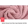 thick and big Bamboo Charcoal Coral Velvet Bath Towel For Adult Soft Absorbent Microfiber Fabric Towel Household Bathroom Towel 6